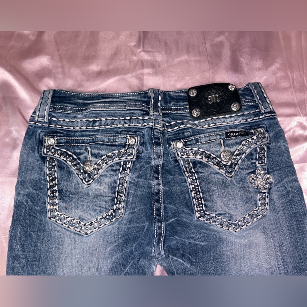 Miss Me Dark Blue Flare Jeans